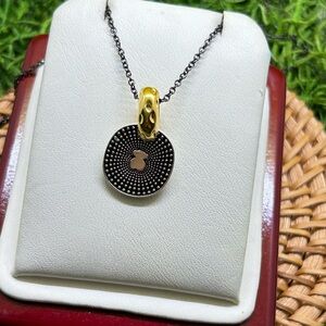 Necklace oursin dark silver sterling silver 925 decent offers accepted